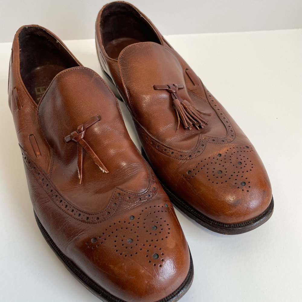 True‎ Vintage 80s Lehigh Freeman Safety Shoes Mens 12 C Steel Toe Union Made